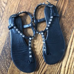 Balenciaga Arenas studded thong sandals